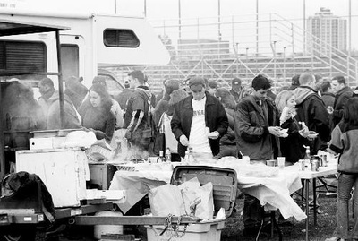 Cover image for Tailgaters enjoy the show—on and off the field