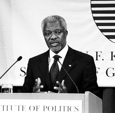Cover image for Annan Wants Aid for Africa