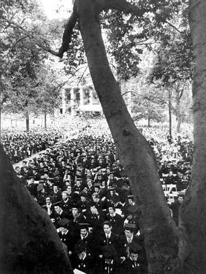 Cover image for Protests Turn Inward, Shift To College 