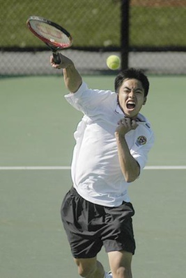 Cover image for Captain Oli Choo Helps Men’s Tennis Dethrone Brown 5-2 To Take Ivy Title 