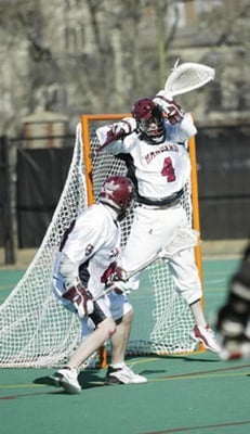 Cover image for McKenna Shines For M. Lacrosse In Upset of UMass