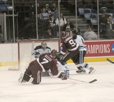 Cover image for ON HOCKEY: Crimson So Close To Becoming Hockey Power