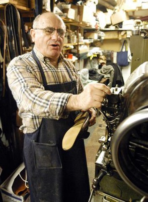 Cover image for Local Cobbler Makes Sure The Shoe Fits