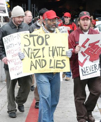 Cover image for Students Join Protest of Neo-Nazi Rally