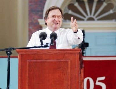 Cover image for Russert Draws Laughs, Dispenses Advice
