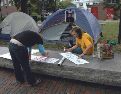 Cover image for camp alex anti-iraqi war protest