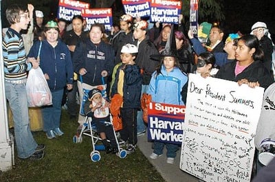 Cover image for Workers Trick or Treat at Summers' Home