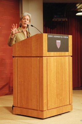 Cover image for Sebelius Calls for National Unity