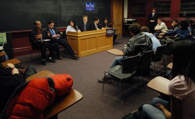 Cover image for REPUBLICAN STUDENTS LEAD MOCK DEBATE