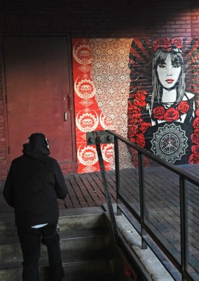 Cover image for Academics, Street Art Merge in Harvard Square
