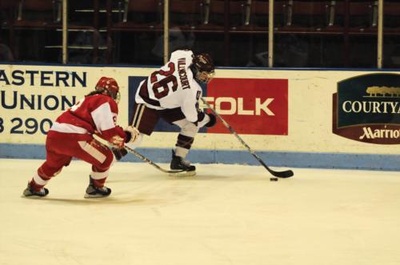 Cover image for Crimson Looks to Keep Rolling in Beanpot Final