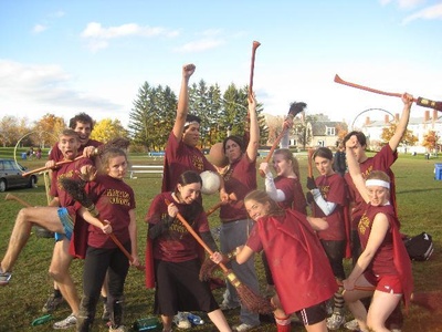 Cover image for Harvard beats Yale—The (Quidditch) Game