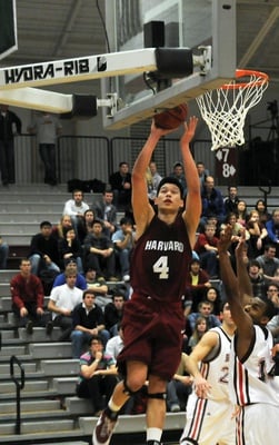 Cover image for Harvard Hangs Tight With No. 13 UConn