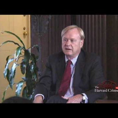 Cover image for Chris Matthews at Harvard