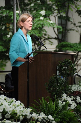 Cover image for Bank Bailout Overseer, an HLS Professor, Named Bostonian of the Year
