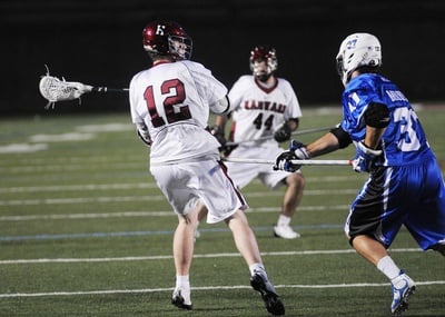 Cover image for Duke Blazes by Crimson Under the Lights