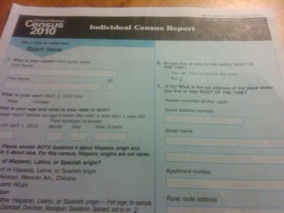 Cover image for Census Forms Due Today!