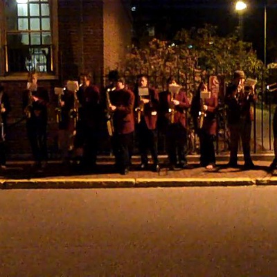Cover image for Harvard Band Outside Leverett House