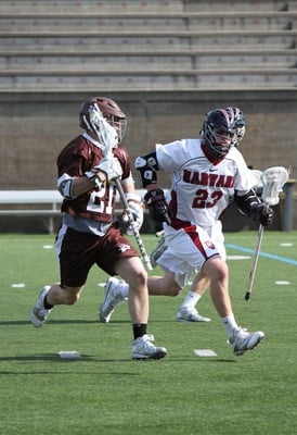Cover image for Late Lead, Postseason Slip Away for Men's Lax
