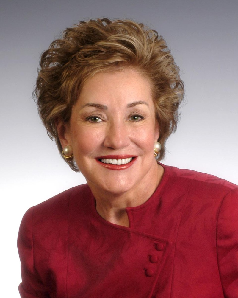 Mary Elizabeth H. Dole '60 poses for a portrait photo in this Crimson file photo.  