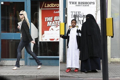 Cover image for Burka in the French and American Minds