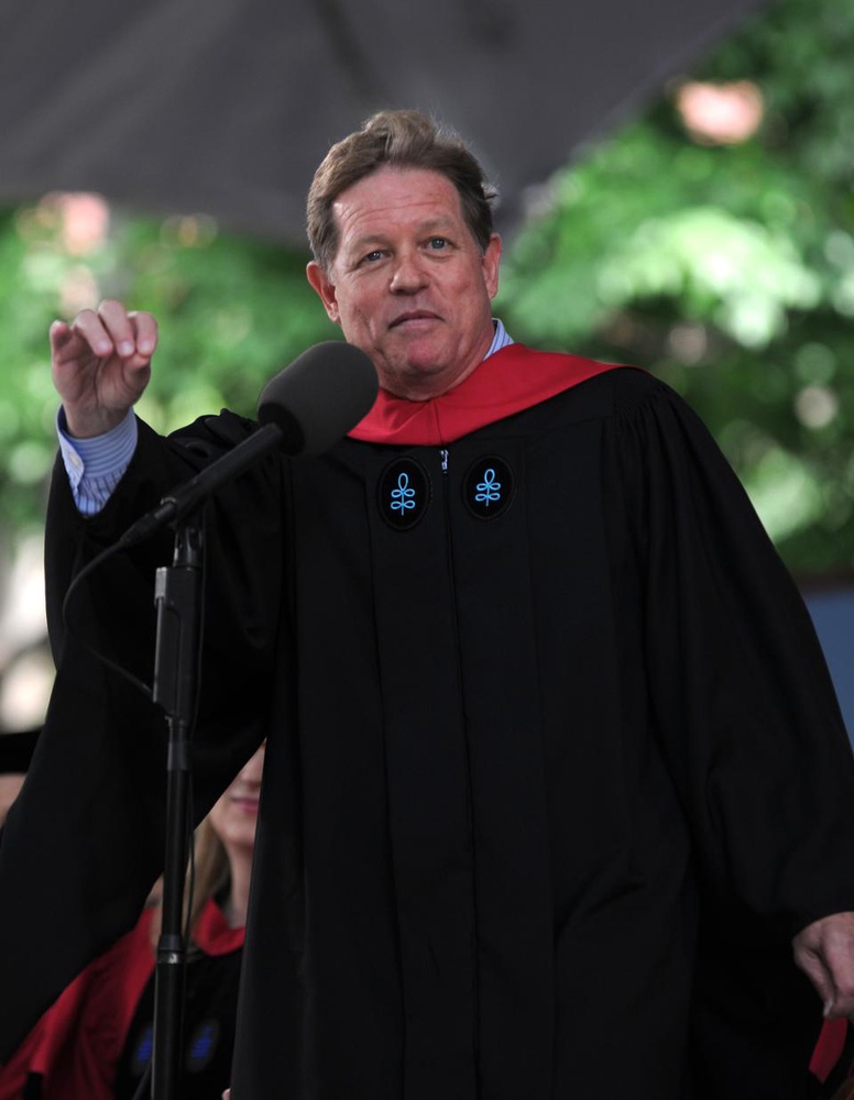James "Jimmy" Tingle MPA '10 discussed his childhood in Cambridge and struggle with statistics at Harvard during his Graduate English Address, "The Town, The Gown, and Asking for Help."
