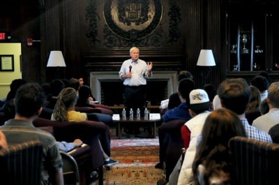 Cover image for Chris Matthews Brings "Hardball" to Kirkland