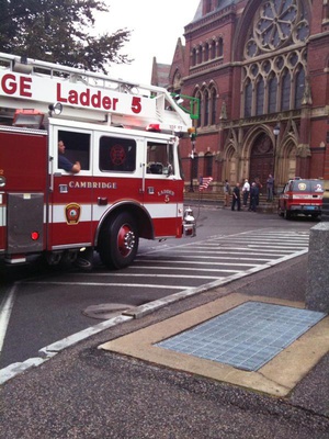 Cover image for Firetrucks at Memorial Hall