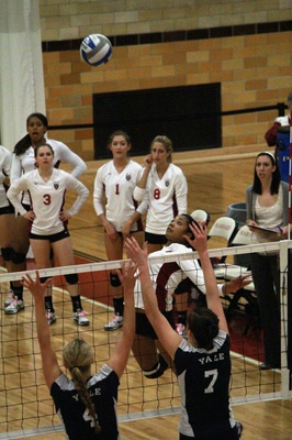 Cover image for Harvard Splits Pair of Five-Set Conference Matches