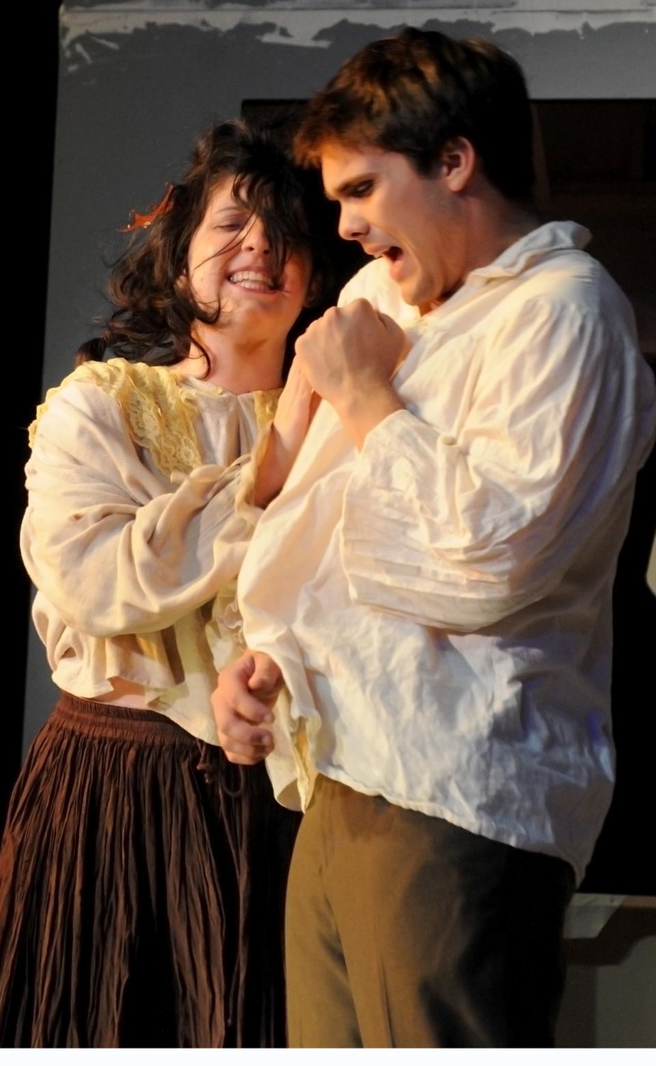 Jonathan K. Stevens ’14 sings with a fellow actor in ‘Ruddigore’.