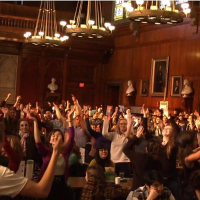 Cover image for Flashmob in Annenberg Hall