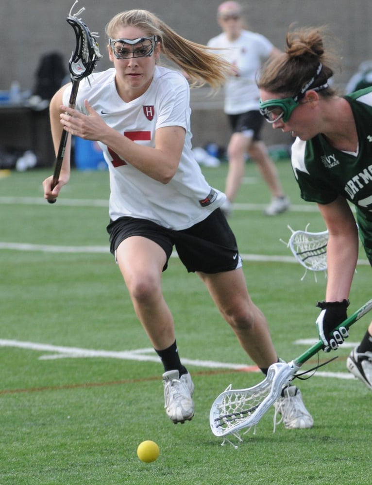 Sophomore attack Jennifer VanderMeulen and the Harvard women's lacrosse team will seek to improve on the progress the team made toward the end of last season. 