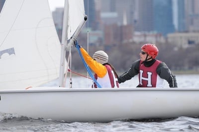 Cover image for Harvard Falls Just Short in Regatta