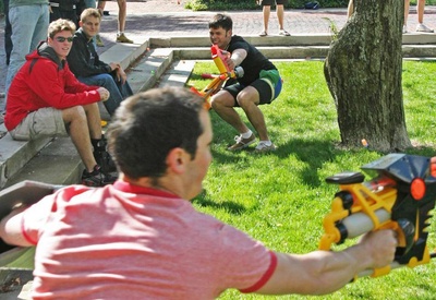 Cover image for Zombies, Spoons, and Water Guns—House Games Abound