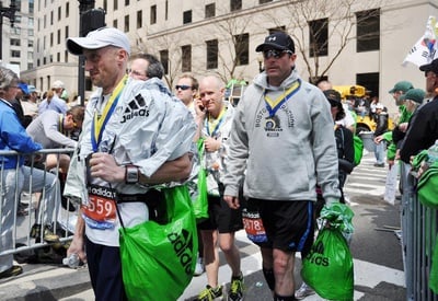 Cover image for Students Run in Boston Marathon