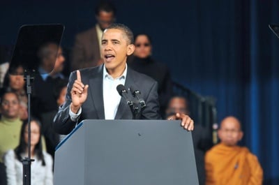 Cover image for Obama's Jokes from the Correspondents' Dinner