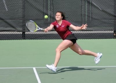 Cover image for WOMEN'S TENNIS: Doubles Trouble Crushes Crimson Tournament Hopes