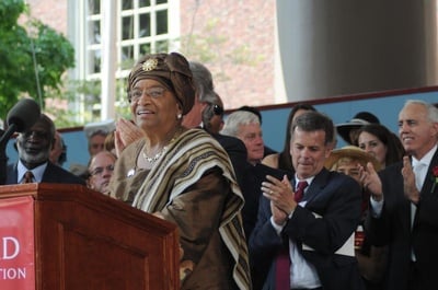 Cover image for Ellen Johnson Sirleaf, Kennedy School Alum, Wins Nobel Peace Prize