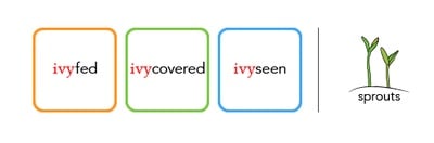 Cover image for Eating, Dressing, and Living on Ivyfed