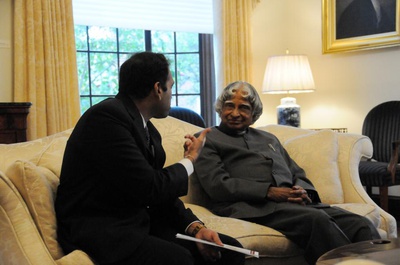 Cover image for Former Indian President Urges Connectivity