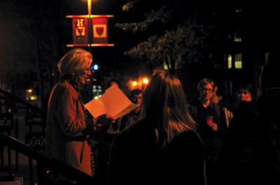 Cover image for Students, Faculty, and Faust Speak at LGBTQ Vigil
