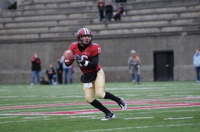 Cover image for Harvard Quarterback Defends Place in Lineup