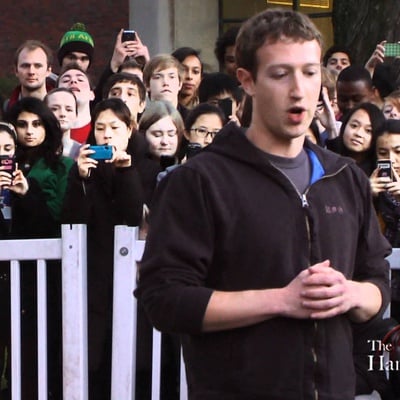 Cover image for Mark Zuckerberg Visits Harvard