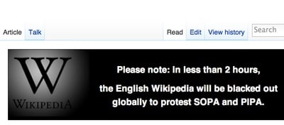 Cover image for Wikipedia Blackout 