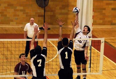 Cover image for Men's Volleyball Tops Non-Conference Foe in Opener