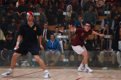 Cover image for Comeback at Cornell Seals 2-0 Weekend for Men's Squash