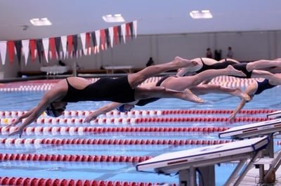 Cover image for Harvard Captures Dual Meet Title, Bests Princeton, Yale 