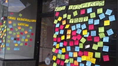 Cover image for Post-It Notes Adorn Storefront
