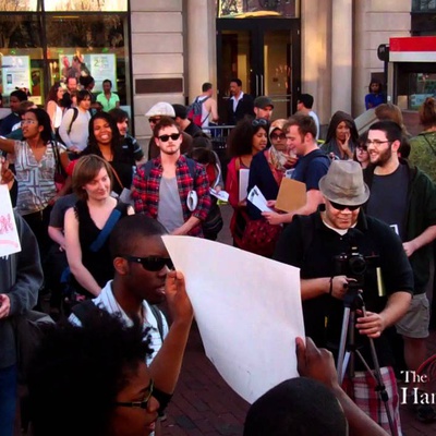 Cover image for Harvard Students Rally on Behalf of Trayvon Martin