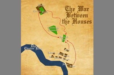 Cover image for The War of the Houses: A Map